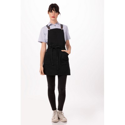 Berkeley Petite Bib Apron- Jet Black 