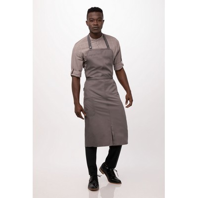 Brio Chef Bib Apron- Mushroom 