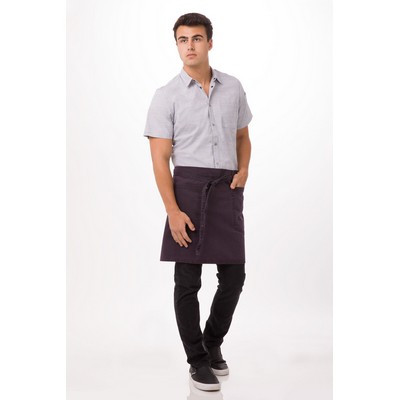 Dorset Half Bistro Apron- Eggplant 