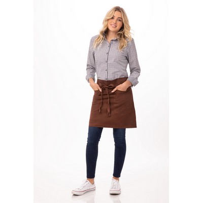 Dorset Half Bistro Apron- Rust 