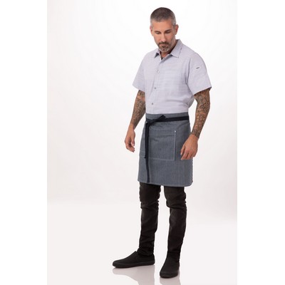 Portland Half Bistro Apron- Indigo Blue 