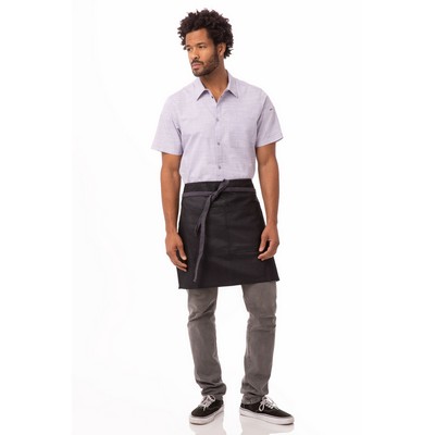 Boulder Half Bistro Apron- Purple Black 