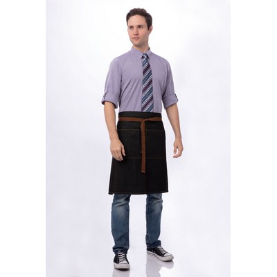 Memphis Bistro Apron- Black 