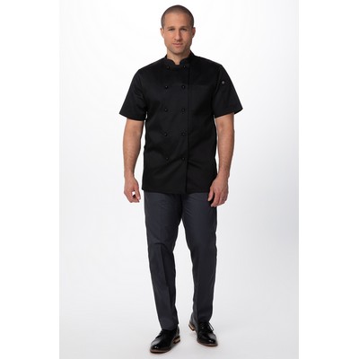 Canberra Basic Chef Jacket- Black 