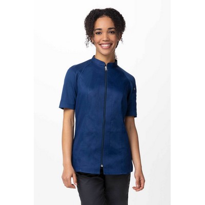 Arcadia Chef Jacket- Blue -L