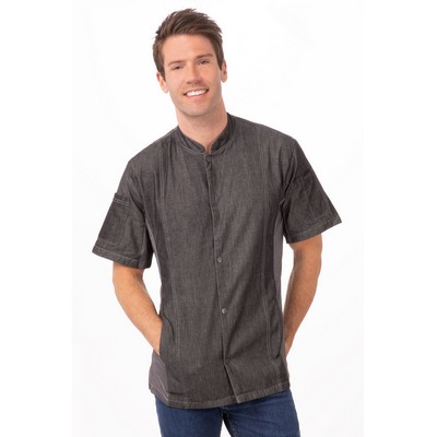 Tribeca Executive Chef Jacket- Black -3XL