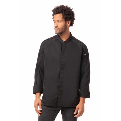 Valencia Chef Jacket- Black -L