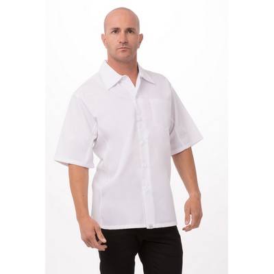 Cool Vent Cook Shirt- White -XL