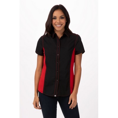Universal Contrast Shirt- Red -S