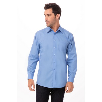 Basic Dress Shirt- French Blue -3XL