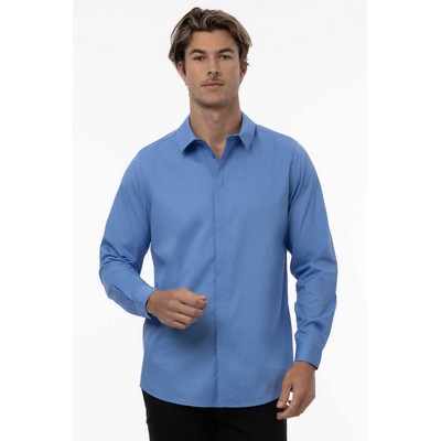 Premium Formal Dress Shirt- French Blue -S