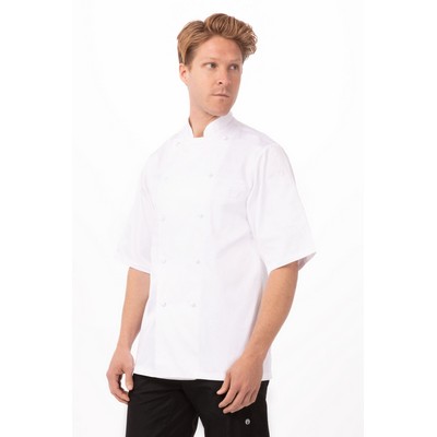 Capri Premium Cotton Chef Jacket- White -40