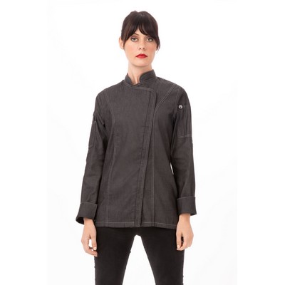 Gramercy Denim Chef Jacket- Black -L