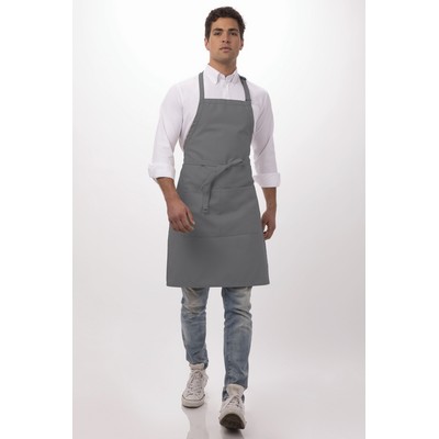 Bib Apron- Grey 