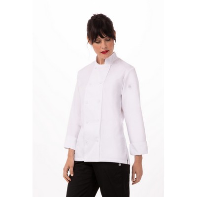 Sofia Chef Jacket- White -XL