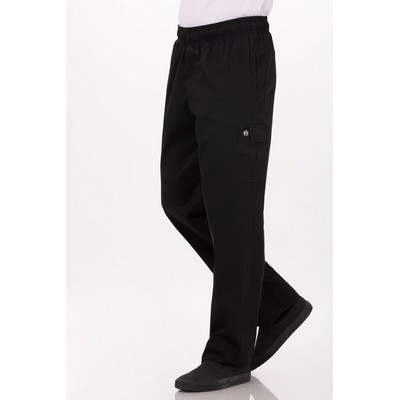 Cargo Chef Pants- Black -4XL