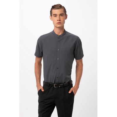 Seersucker Shirt- Charcoal -2XL