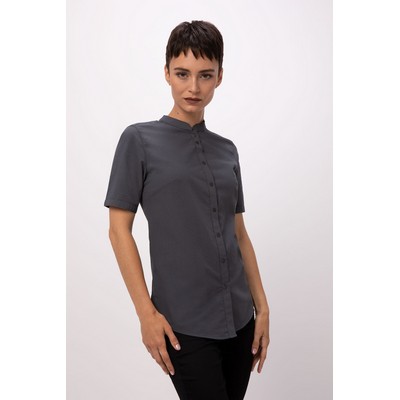 Seersucker Shirt- Charcoal -3XL