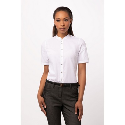 Seersucker Shirt- White -L