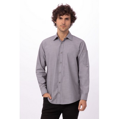 Chambray Shirt- Grey -M