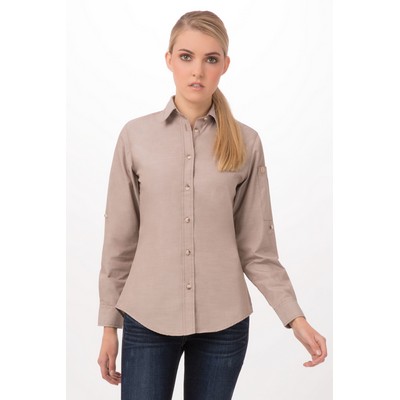 Chambray Shirt- Ecru -2XL