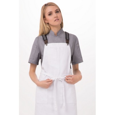 Berkeley Apron Suspenders- Black Grey 