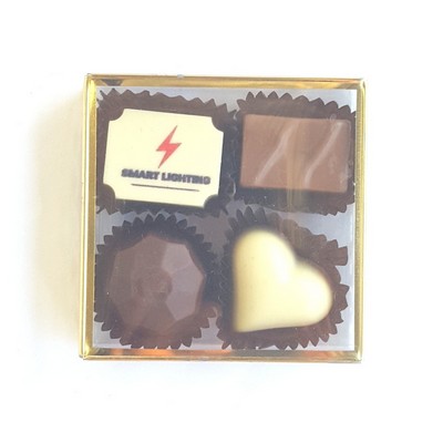 4pc Truffle Box - GOLD