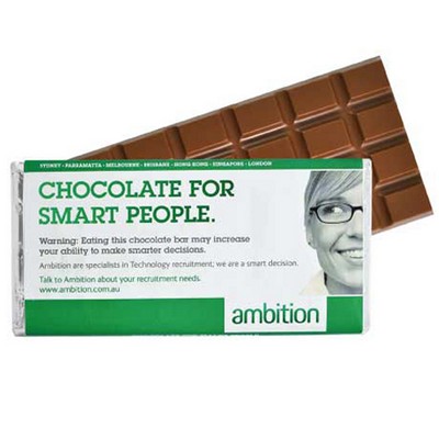 Large Chocolate Bar with Wrapper