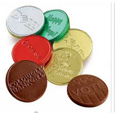 Embossed Chocolate Coins