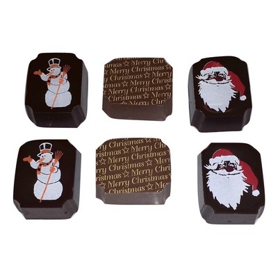 2PC Santa Gift Box with Premium Belgian Chocolate