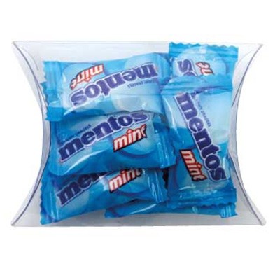 Clear Pillow Box with Mentos