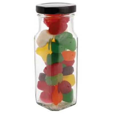 Large Square Jar with Mixed Lollies