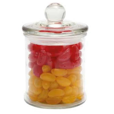 Glass Candy Jar with Jelly Beans (Corporate Colour)