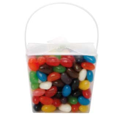 Clear Noodle Box with Mixed Jelly Beans