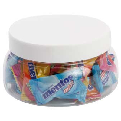 Large Plastic Jar with Mentos