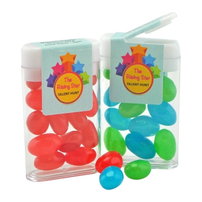 Flip Top Dispenser with Mini Jelly Beans (Single Colour)