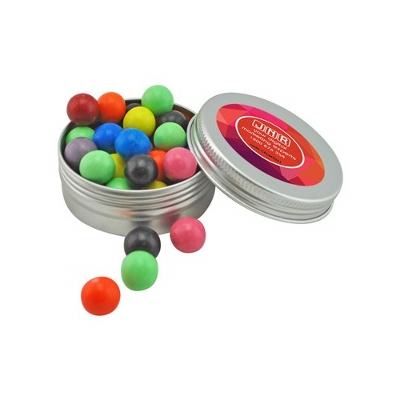 Medium Twist Tin with Mixed Chocolate Balls