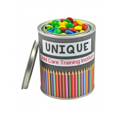 Medium Paint Tin with Mixed Chocolate Gems