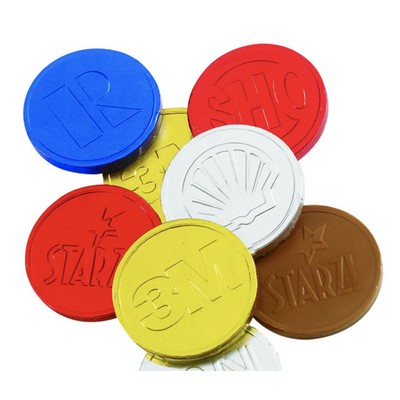 Custom Printed Confectionery Card with Large Chocolate Coin