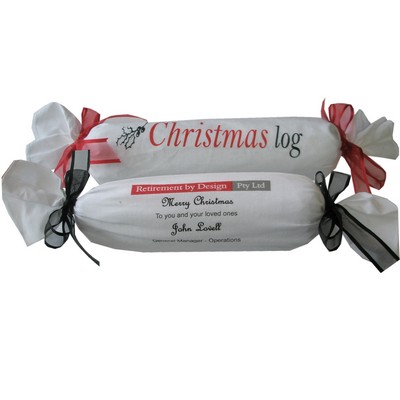 Traditional 1 KG Christmas Puddings wrapped in Custom Printed Cloth