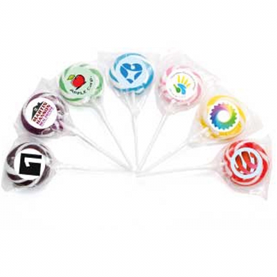 Swirl Lollipop Single Colour _ Large