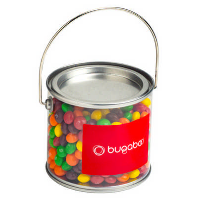 Medium PVC Bucket filled with Skittles 400g