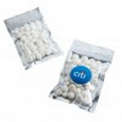 Silver Zip Lock Bag with Mints 50g (CC071B_CONF)