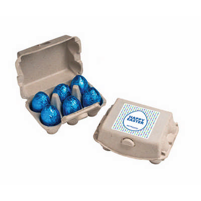 Carton with x6 Chocolate Eggs