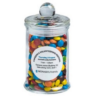 Small Apothecary Jar with M&Ms 115g