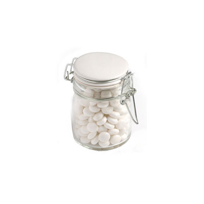 MINTS IN GLASS CLIP LOCK JAR 160G -Pad Print (CC020C3_CONF)