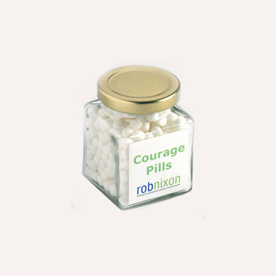 Branded Jar with Sticker