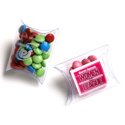 Branded Pillow Pack with Sticker - Mixed Coloured Choc Beans