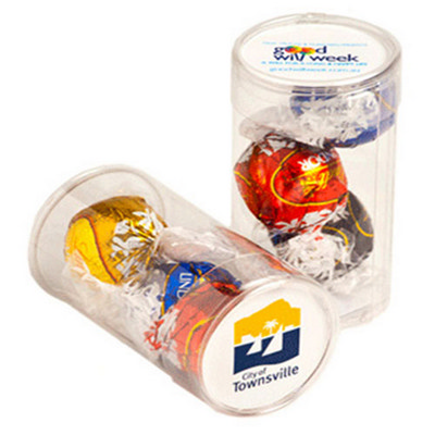 Pet Tube with Lindt Balls x3