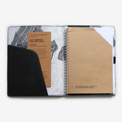 A5 Journal, Wubi Wubi - Lucy Simpson Collaboration - Black